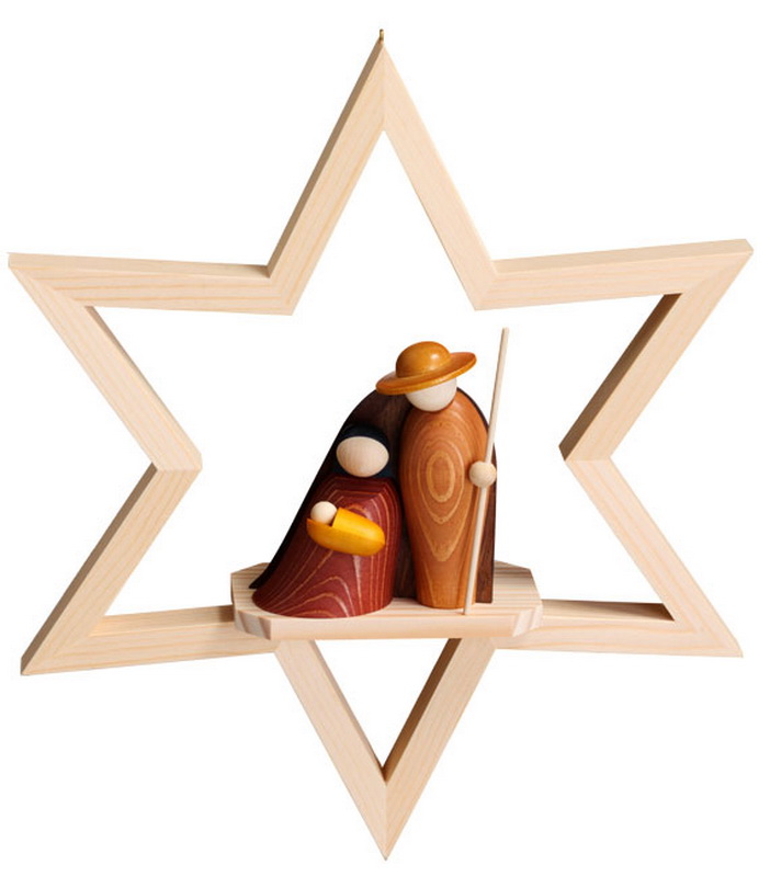 Window decoration star Geborgenheit by Robbi Weber