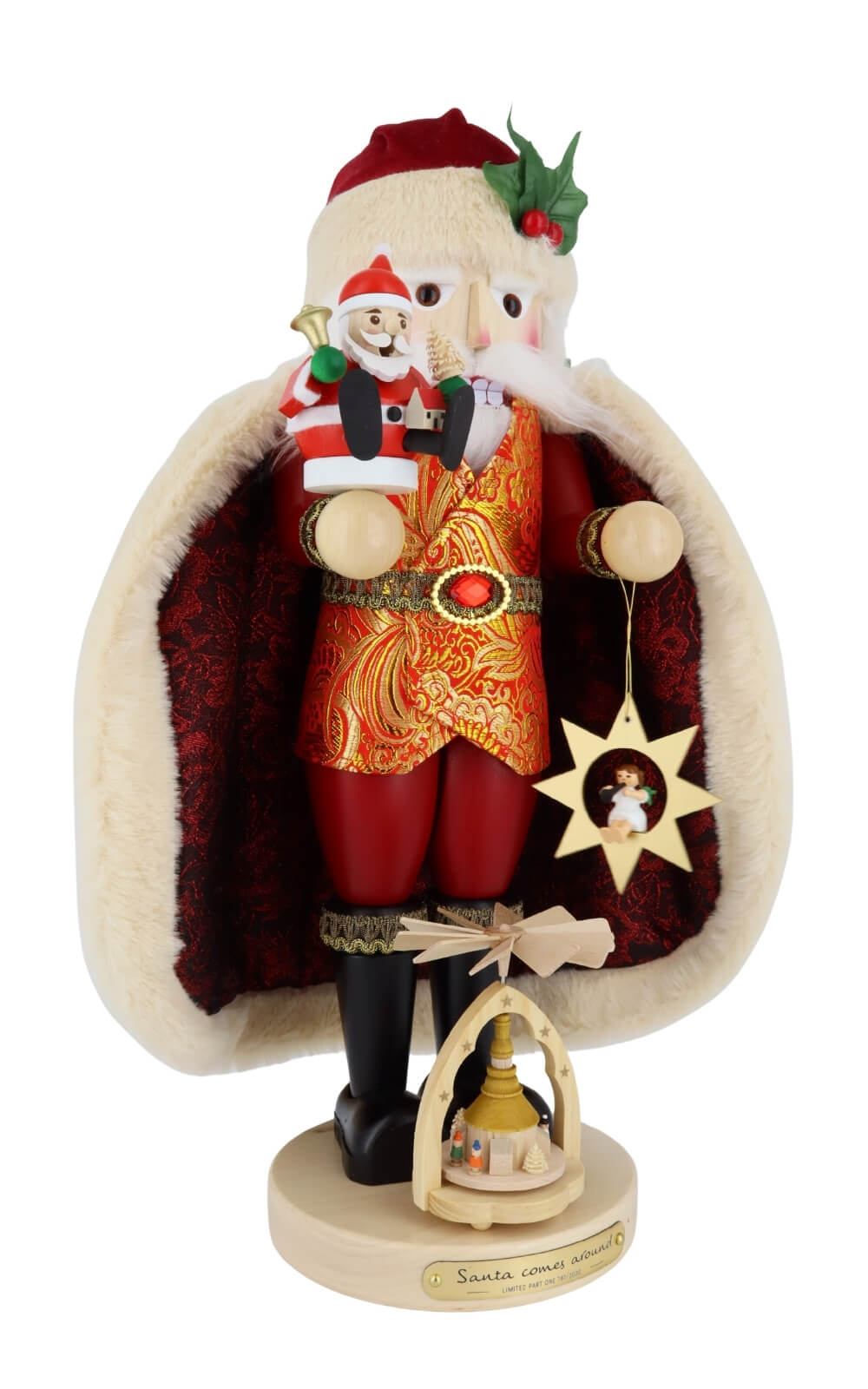 Nutcracker SANTA COMES AROUND – Part 1, 17.7 in / 45 cm by Steinbach_4