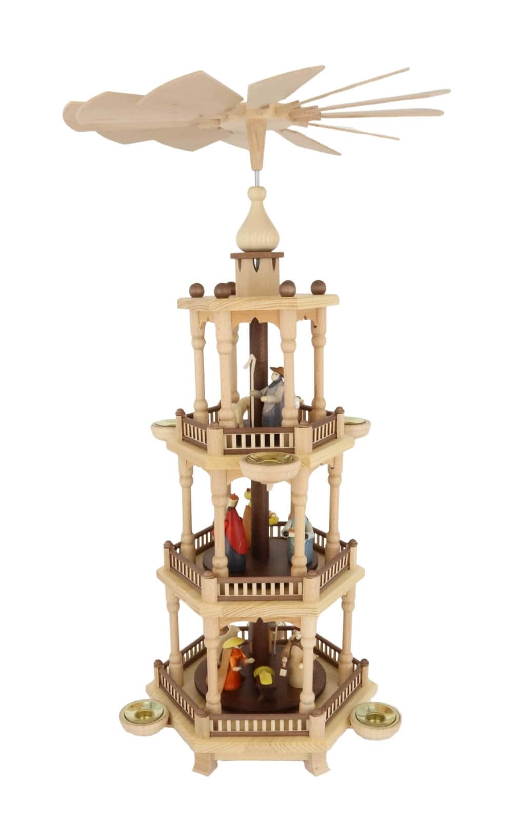 Christmas pyramid Holy Family, 66 cm/25.98 in by Theo Lorenz_1