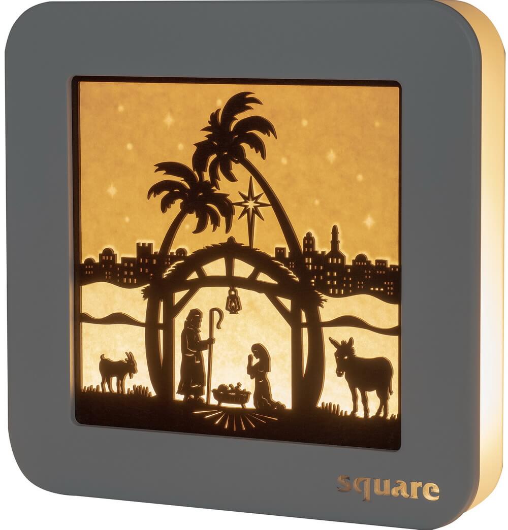 LED mural Square Holy Family, 29 cm by Weigla_1