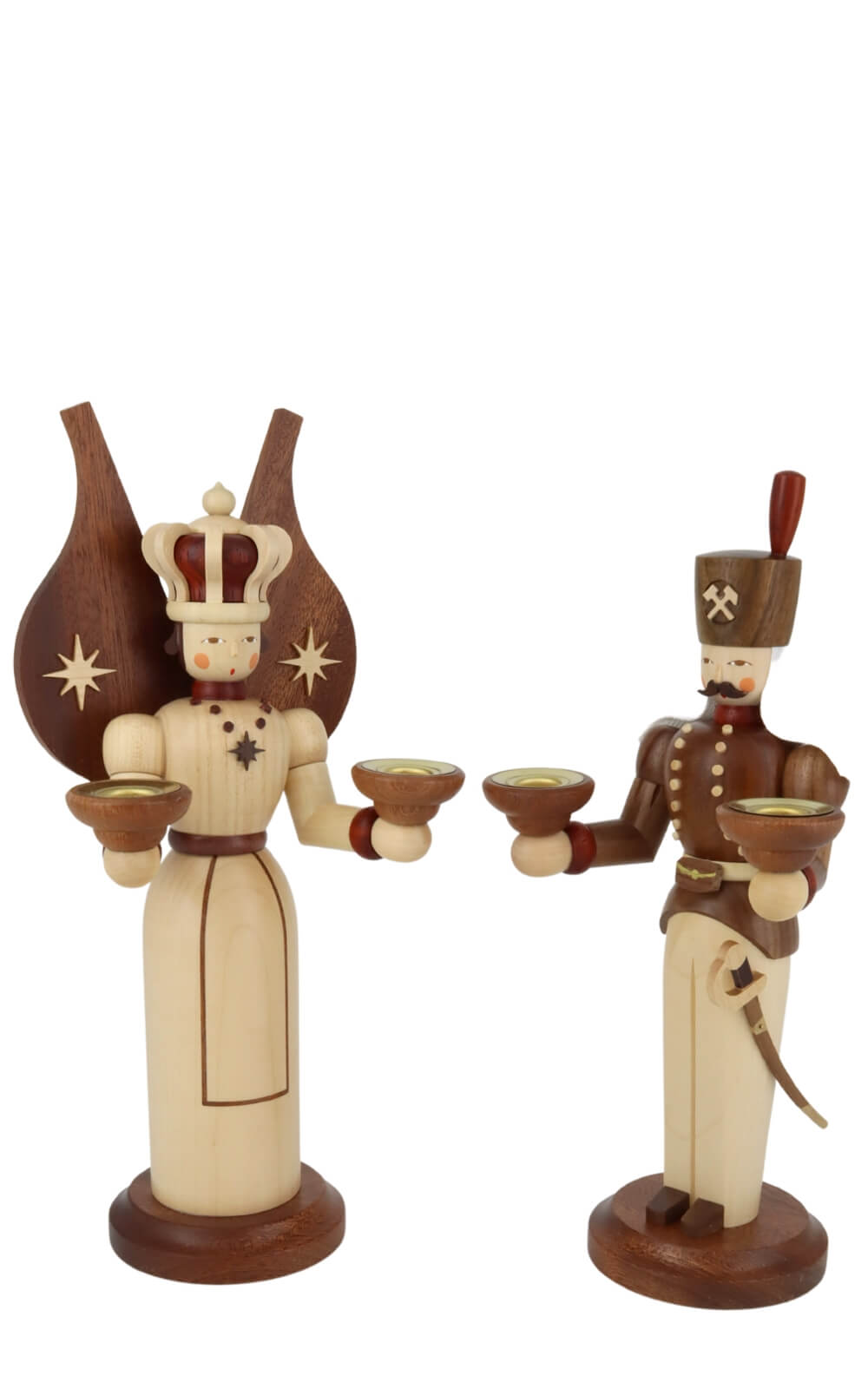 Angel and miner, natural, 26 cm by Müller Kleinkunst_1