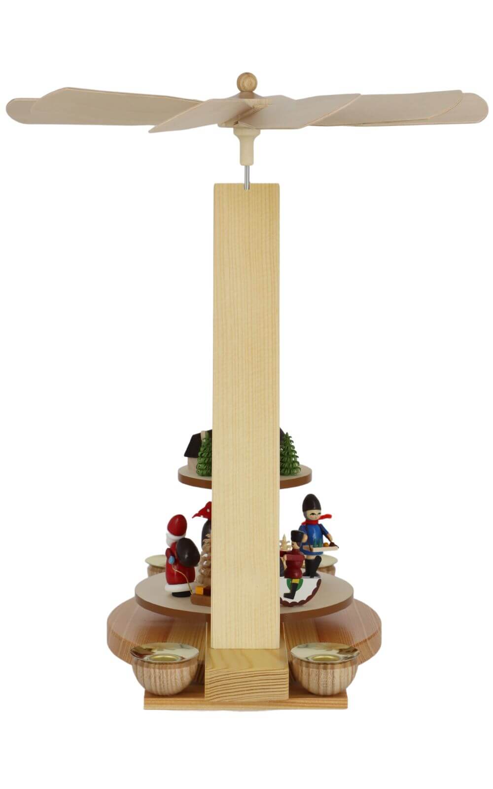 Christmas pyramid Seiffen village with Santa Claus by Knuth Neuber_3