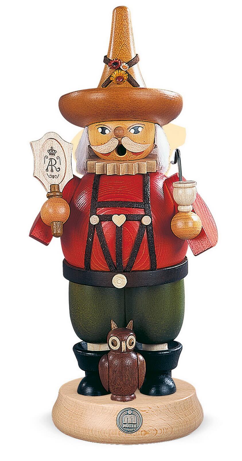 Smoking man pocket gambler Joseph Fröhlich by Müller Kleinkunst